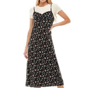 Modcloth maxi slip dress (size L)